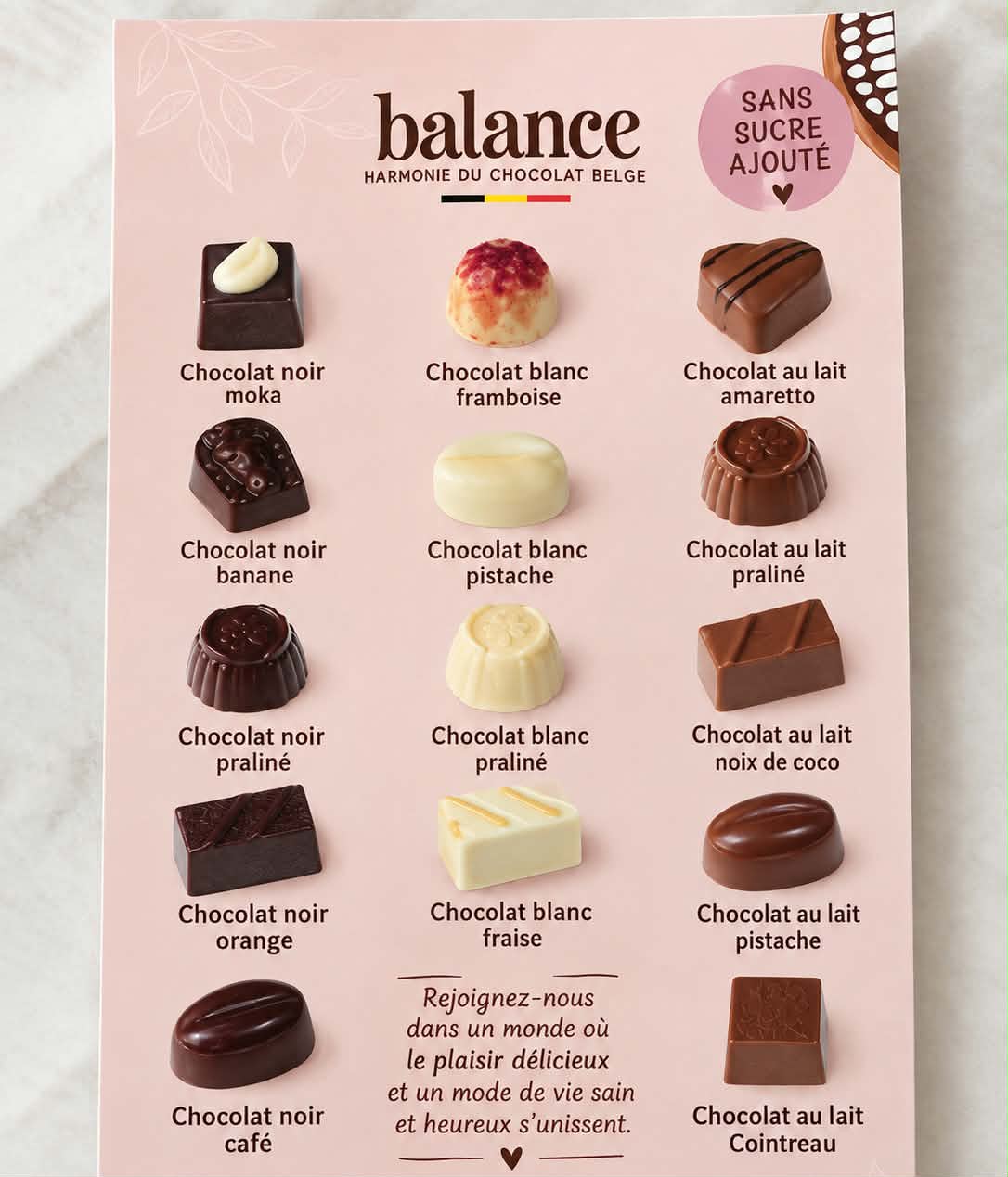 MIX CHOCOLAT BELGE SANS SUCRE 100G